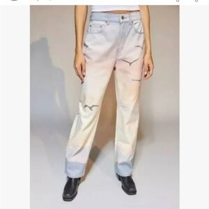 BDG Cowboy Jeans Ombré High Rise Straight Leg Sunset urban outfitters